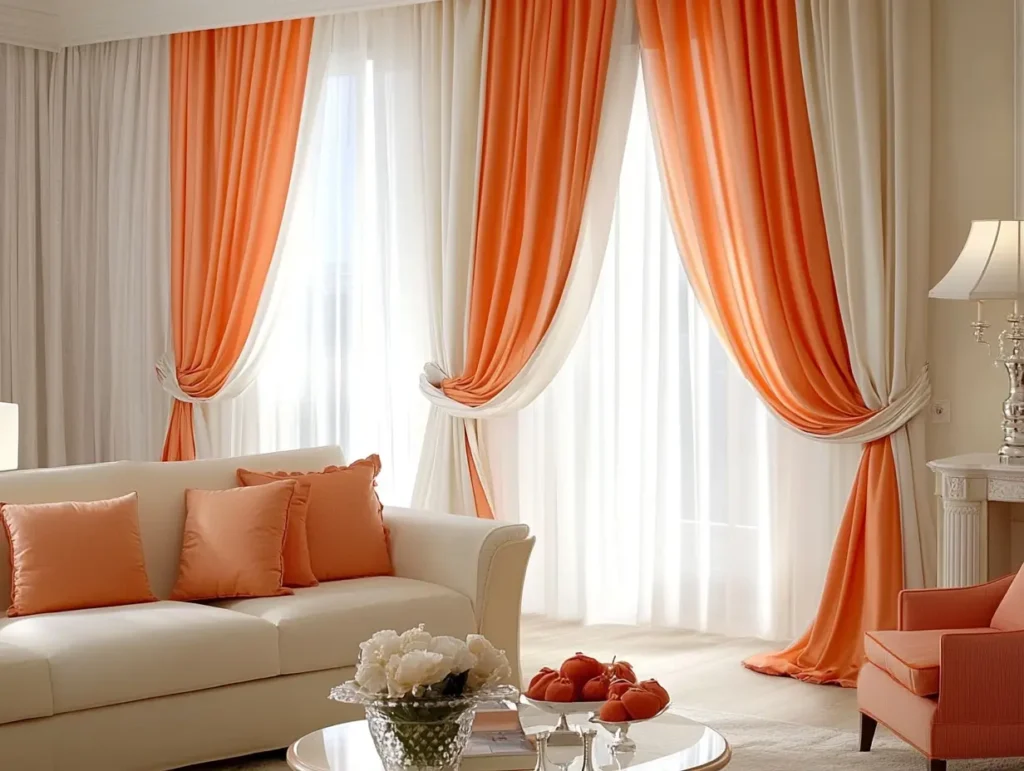 Orange Curtains: