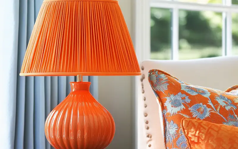 Orange Lampshade: