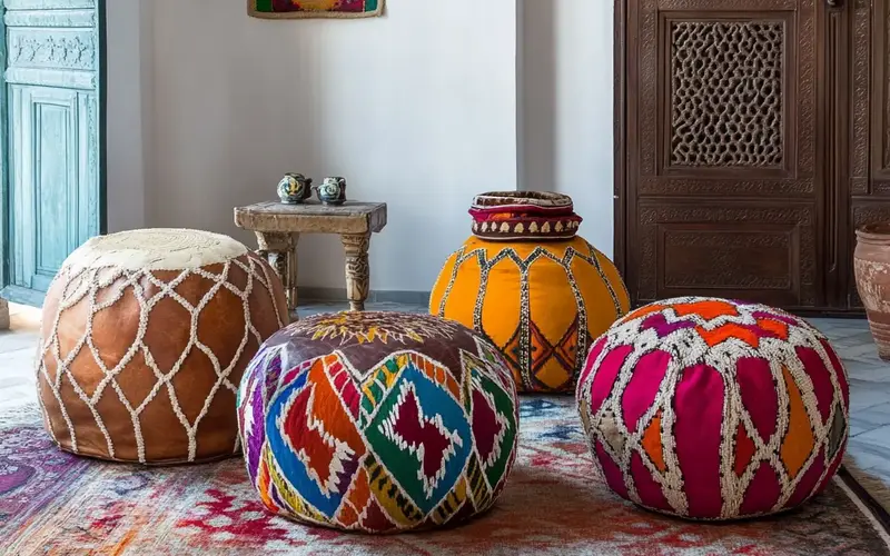 Poufs and Floor Cushions: