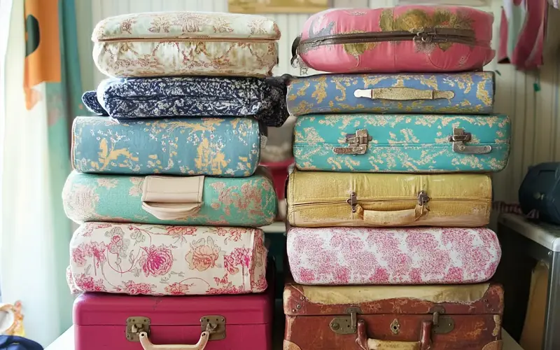 Repurposed Suitcases: