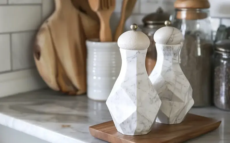 Sculptural Salt and Pepper Shakers: Everyday Spice with a Twist: