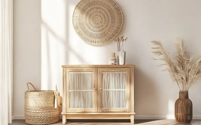 Boho Fluted Cabinet: