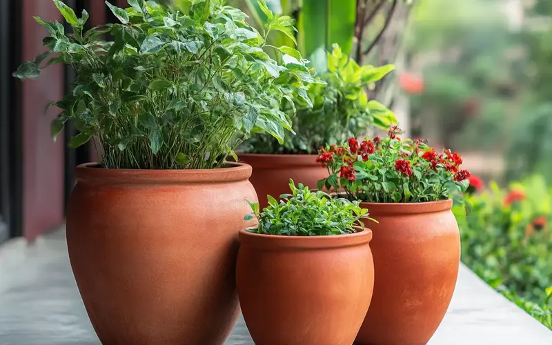 Terracotta Planters (Outdoor):