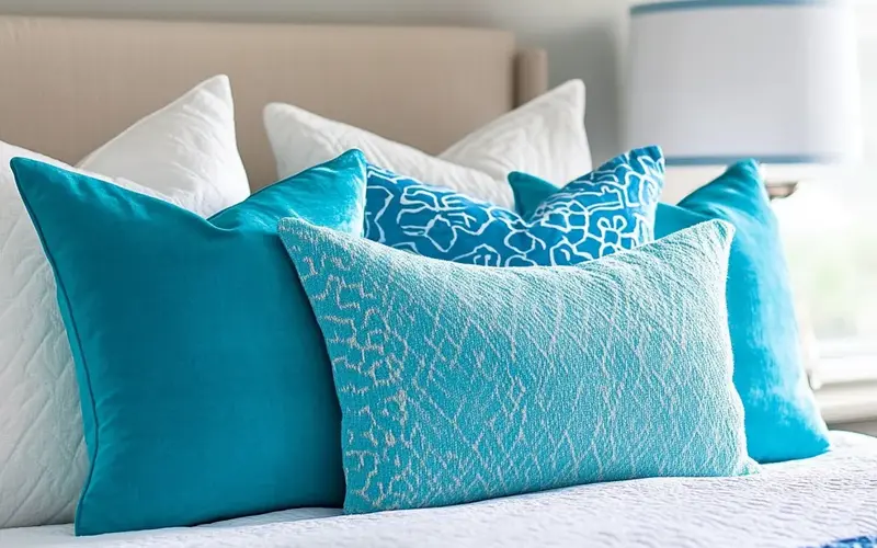 Turquoise Throw Pillows: