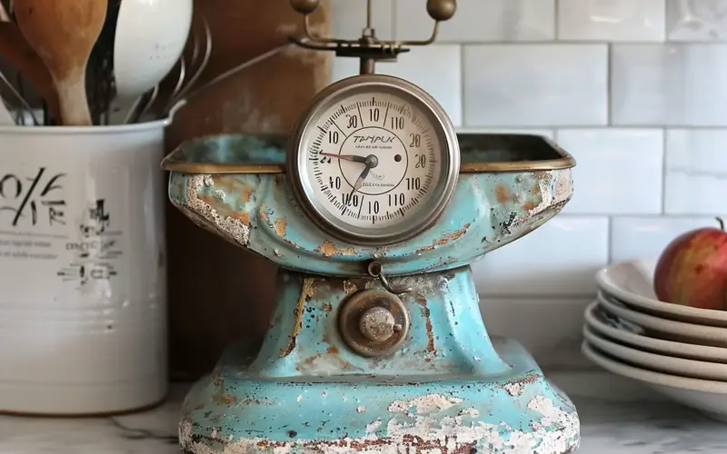 Vintage Kitchen Scale: Charming Functionality: