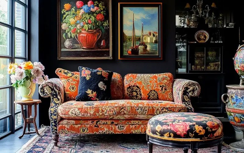 Artistic Expression in the Living Room (Dutch-inspired Living Room):