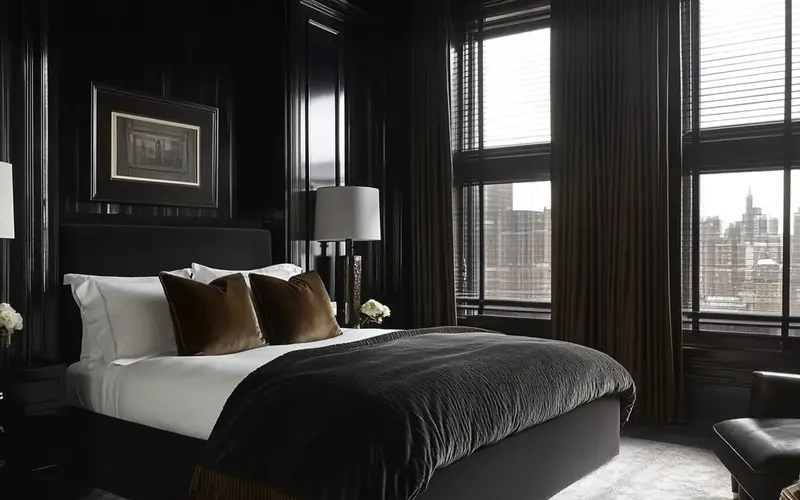 Framing the View: Black Window Treatments: