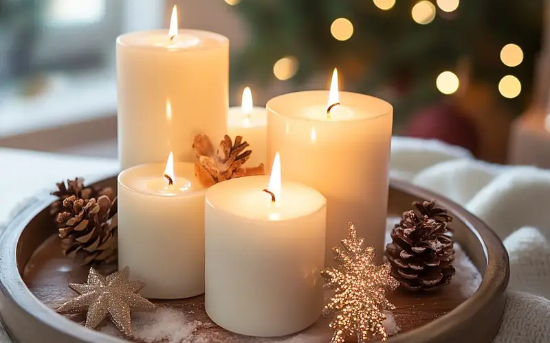 Christmas-Scented Candles: