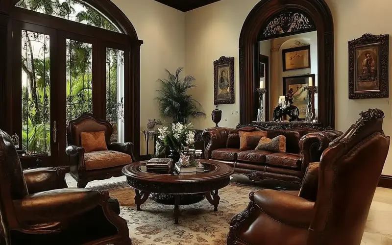 Colonial Elegance Theme (Brazilian-Inspired Living Room):