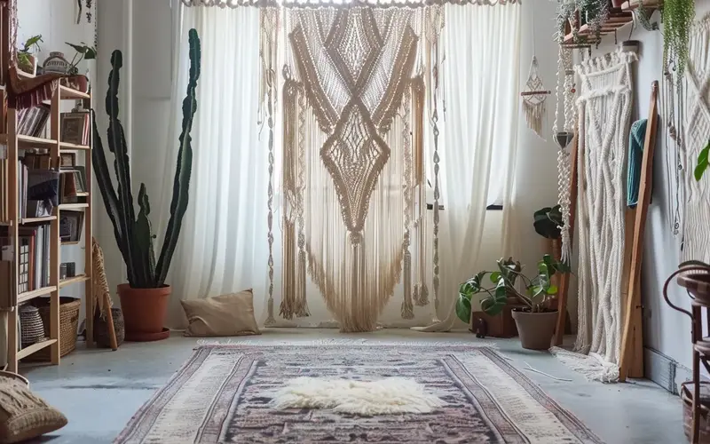 Macramé Hangings: