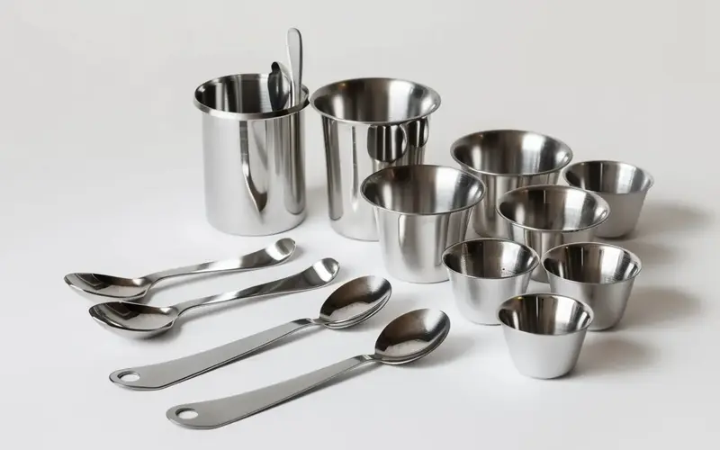 Measuring Cups and Spoons: 