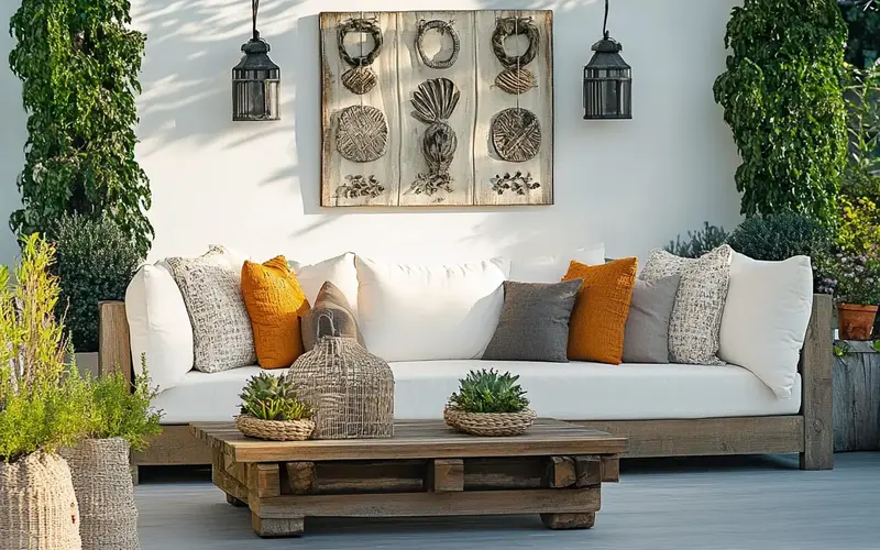 Personalize with Outdoor Art and Decor: