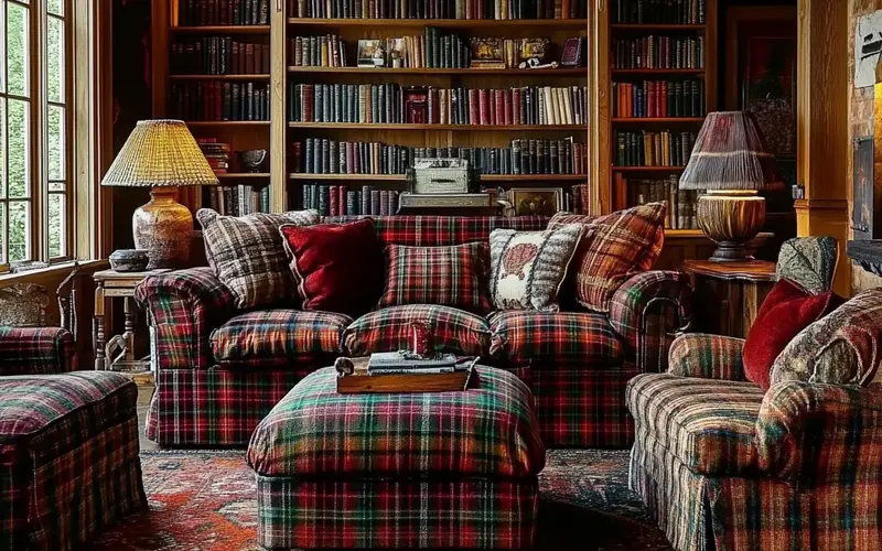 Tartan and Plaid (Irish-Inspired Living Room): 