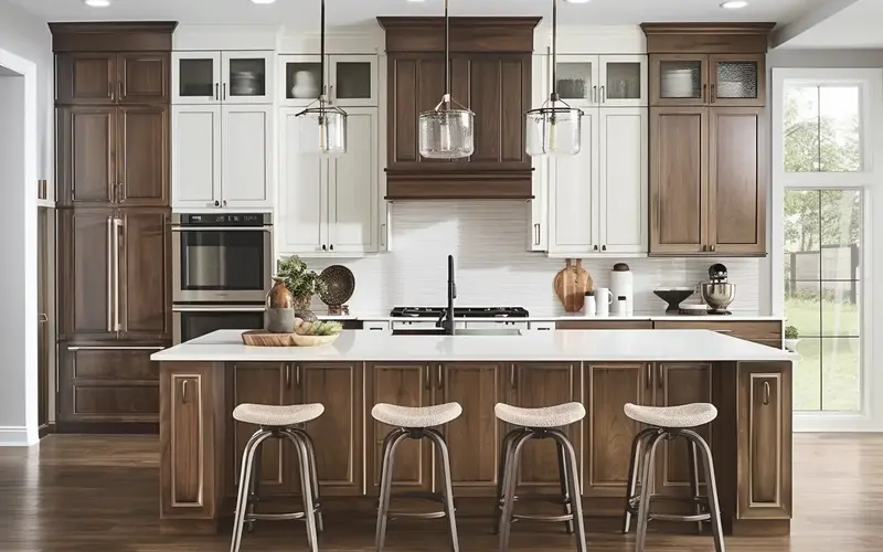 Two-Tone Cabinets: