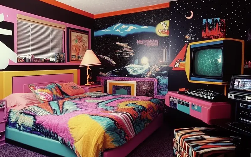 Totally Awesome 80s Bedroom Decor Ideas: Think back to the 1980s—big hair, shoulder pads, and some of the most iconic music and movies ever made. But let's not forget the bedrooms! 80s bedroom decor was all about vibrant colors, eclectic patterns, and an over-the-top flair.