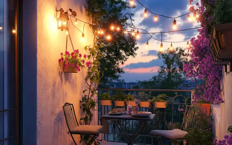 Alfresco Dining Area (Balcony):