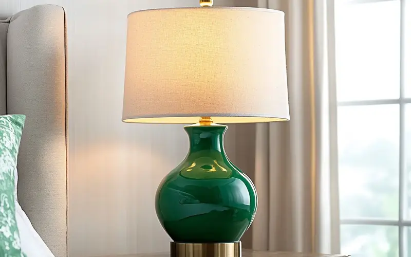 Emerald Green Lamps: