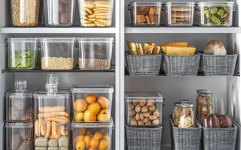 Incorporate Baskets and Bins: