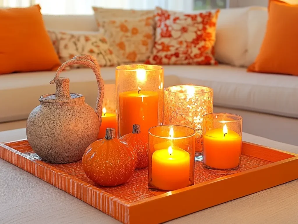 Orange Candles: