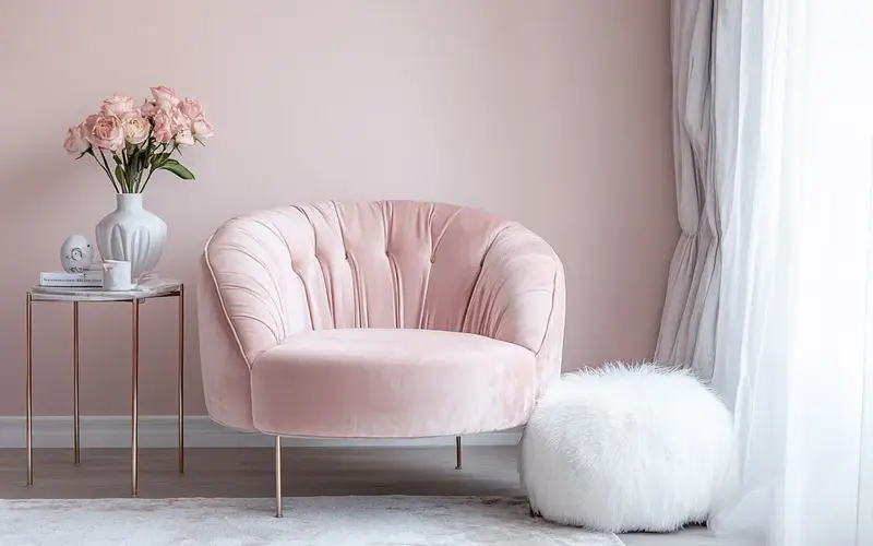 Romantic Blush Pink: