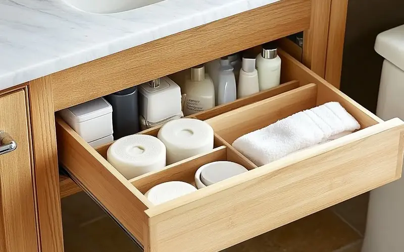 Under-Sink Drawers: 