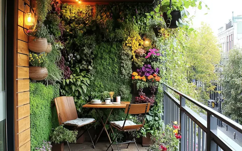 Vertical Garden on the Balcony (Dutch-inspired Balcony):