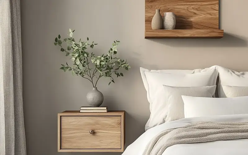 Wall-Mounted Nightstands: