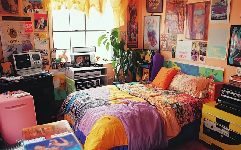 Totally Awesome 90s Bedroom Decor Ideas: Remember those days of dial-up internet, boy bands, and grunge music? The 90s were an iconic era, and the nostalgia for that time is stronger than ever. If you want to add a touch of retro charm to your bedroom, look no further than the decade that brought us Friends, Clueless, and the Spice Girls.