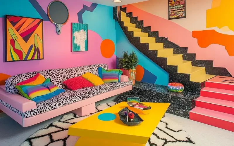 Totally Awesome 90s Living Room Decor Ideas: Remember those carefree days of the 90s, filled with vibrant colors, bold patterns, and a touch of playful kitsch? The iconic design elements of this era are making a serious comeback, and for good reason! The 90s aesthetic offers a refreshing break from the minimalist trends of recent years, bringing back a sense of fun and personality to our living spaces.