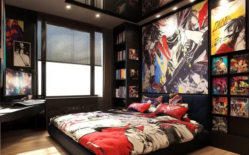 Anime-Inspired Bedroom Ideas: In recent years, anime-inspired bedrooms have surged in popularity, transforming ordinary spaces into vibrant expressions of fandom and creativity. The allure lies in the ability to bring beloved fictional worlds to life, creating a personalized sanctuary where imagination knows no bounds.