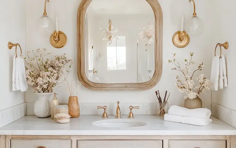 Gorgeous Bathroom Vanity Decor Ideas: Your bathroom vanity is more than just a place to get ready—it's a blank canvas waiting to express your unique style and create a personal oasis. Whether your taste leans towards minimalist chic, bohemian charm, or modern elegance, your vanity's decor can set the tone for the entire bathroom.