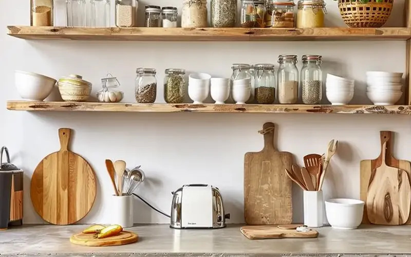 Bonus Tips and Considerations: Storage Solutions: Maximize space in a small kitchen with clever storage solutions. Magnetic strips for knives, hooks for utensils, and under-shelf baskets for extra storage are all great options.