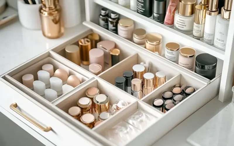 Creative Makeup Storage Ideas for a Small Bathroom: We've all been there - struggling to find that perfect lipstick or eyeliner in a cluttered bathroom drawer, knocking over bottles in the process! If you're tired of the makeup mayhem in your small bathroom, it's time for a storage makeover. Efficient storage solutions can transform your bathroom from a chaotic mess into a serene oasis, maximizing space and making your daily routine a breeze.