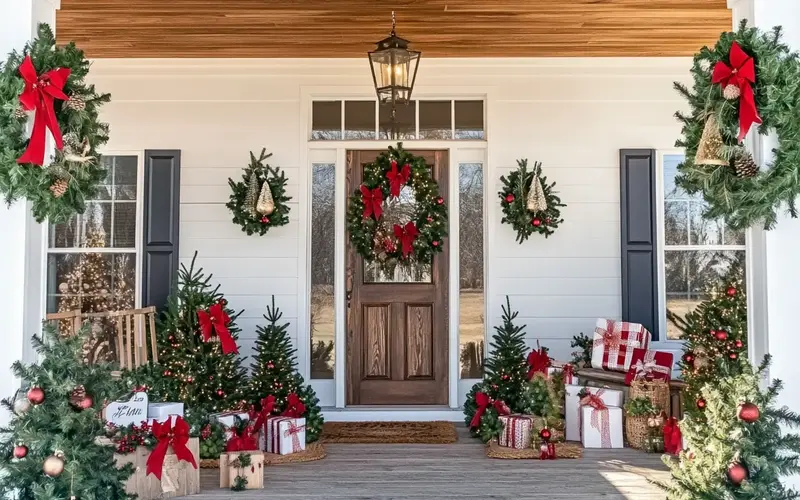 Front Porch Christmas Decor Ideas: There's something undeniably magical about decorating for Christmas, and it all starts with the front porch. It's the first impression your home makes during the holiday season, a welcoming beacon of festive cheer that sets the tone for the entire celebration. Whether you prefer a classic, rustic, or whimsical look, the front porch is a blank canvas ready to be transformed into a Christmas wonderland.