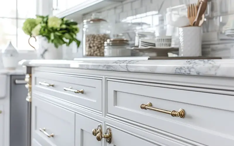 How to choose the right size and finish for your cabinets: 