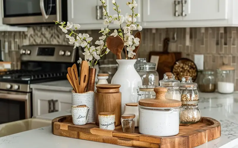 Kitchen Countertop Decor Ideas I’m Obsessed With: Hey there, fellow home decorators! If there's one thing I've learned in my decade-plus of obsessing over home interiors, it's that the kitchen countertop is prime real estate. It's like the stage of your culinary theater and the decor? Well, that's the set design, the props, the whole shebang! Even the tiniest touch can transform your kitchen from "meh" to "magazine-worthy."