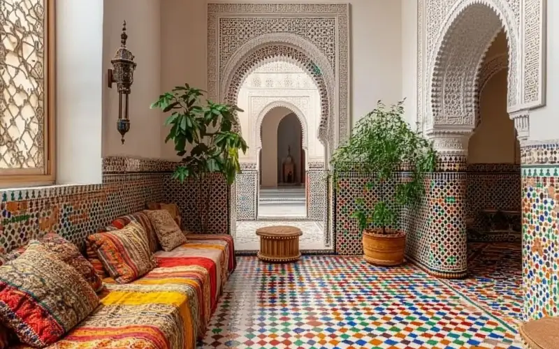 Moroccan Home Decor Ideas for an Authentic Touch: Moroccan design is a captivating blend of vibrant colors, intricate patterns, and rich textures. Its style evokes a sense of warmth, exoticism, and timeless elegance. Incorporating Moroccan elements into your home decor can transform any space into a haven of unique beauty and cultural charm.