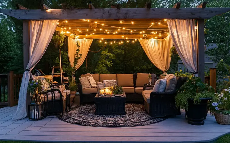 Patio Decorating Ideas to Transform Your Backyard: Picture this: a warm summer evening, a gentle breeze rustling through the trees, and you comfortably nestled on your patio, enjoying the beauty of your backyard. Sounds idyllic, doesn't it? But creating such a haven requires more than just an open space; it demands thoughtful design and decor that truly bring your patio to life.