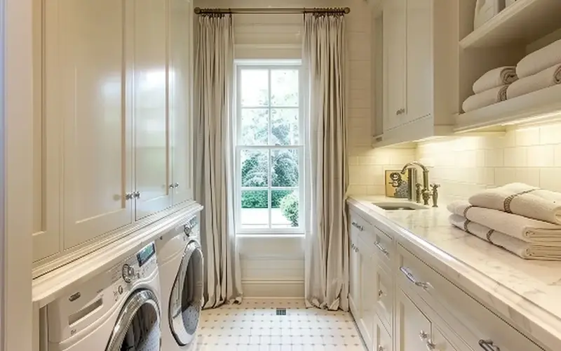 Insanely Trendy Narrow Laundry Room Ideas: Laundry rooms, especially the narrow ones, can be quite challenging to design. But don't let limited square footage dampen your style aspirations! Embrace the challenge and turn this often overlooked space into a highly functional and visually appealing haven.