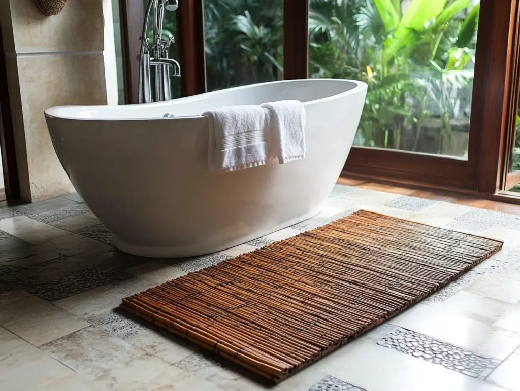 Bamboo Bath Mat