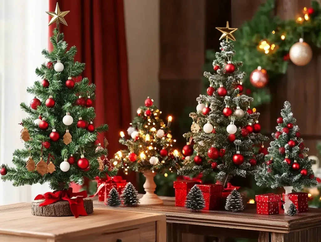 Tabletop Christmas Trees