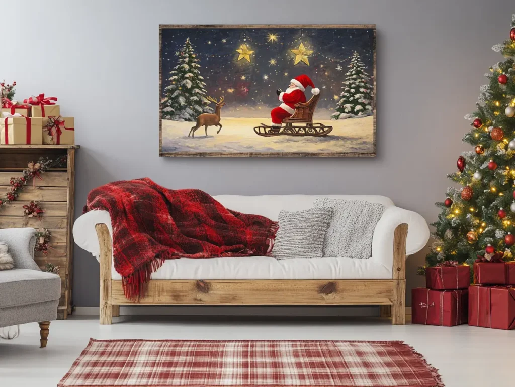 Christmas-Themed Wall Art