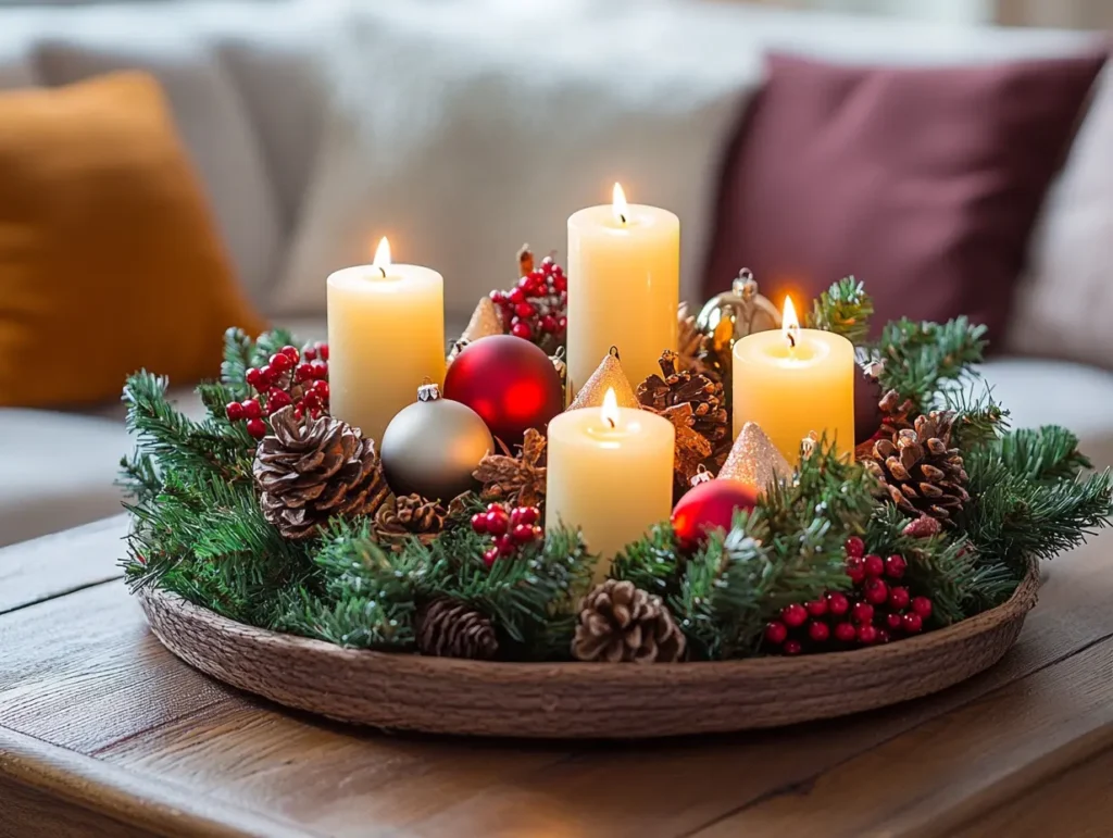 Festive Centerpiece for Your Coffee Table