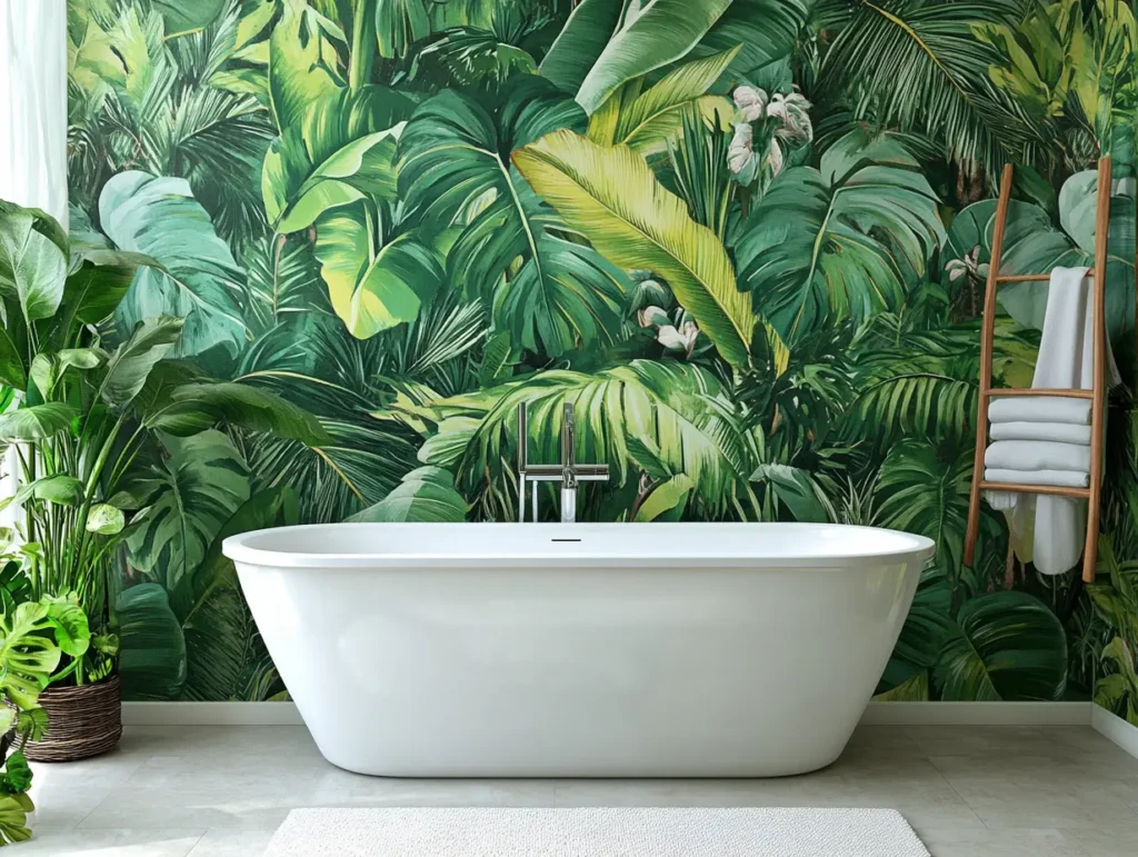 Tropical Plants and Wallpaper