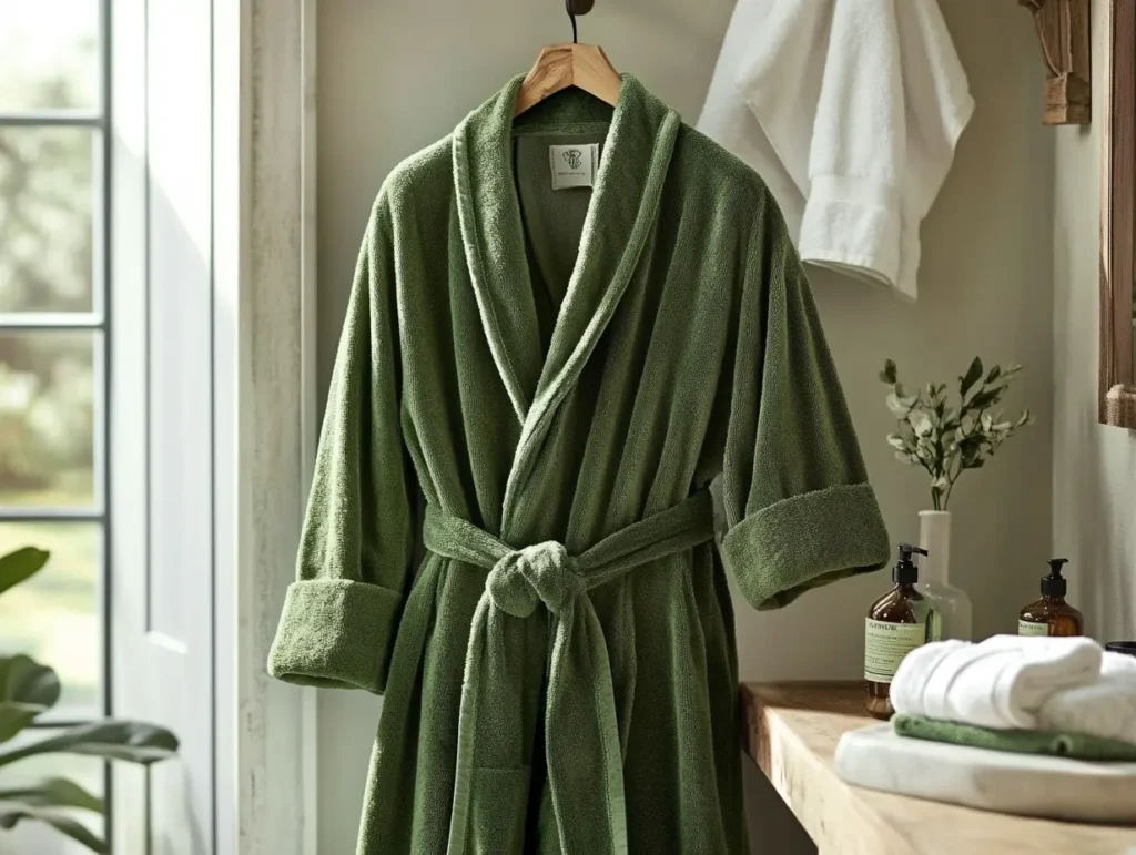 Green Bathrobes