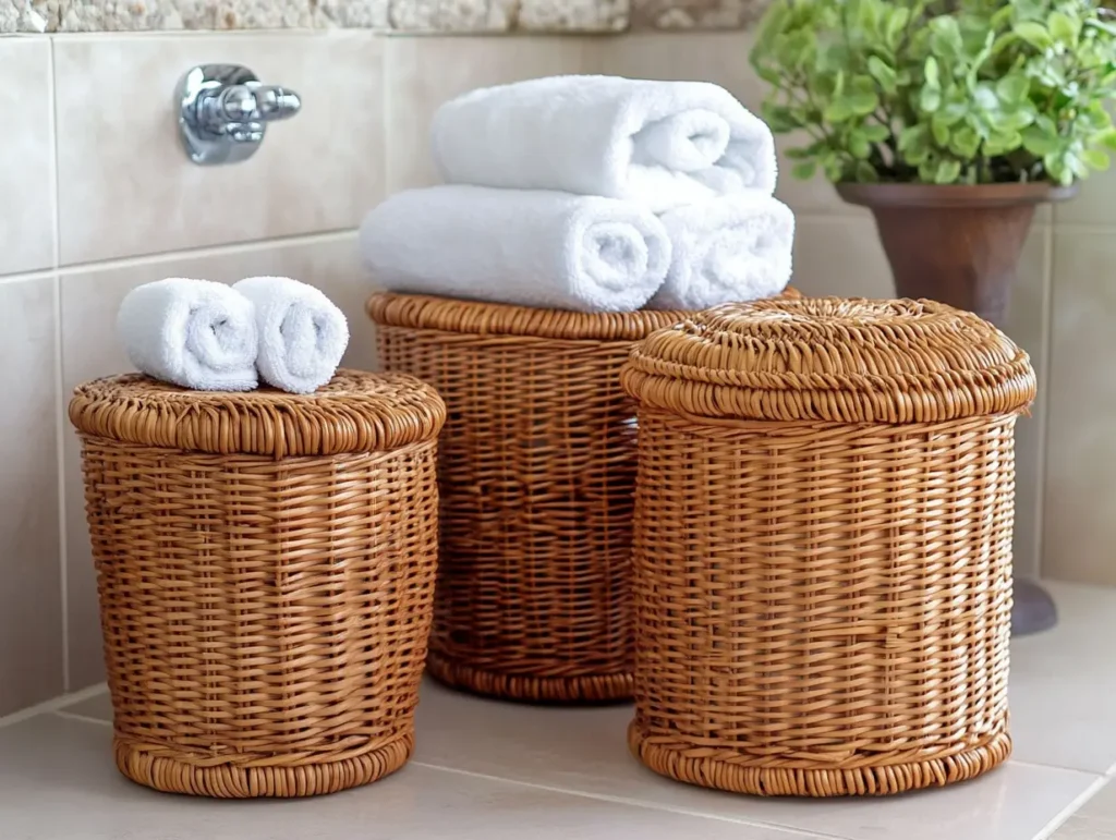 Wicker Baskets for Storage