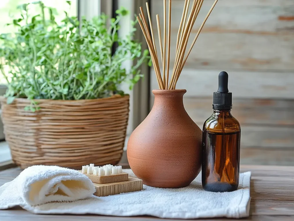 Clay Diffuser with Essential Oils