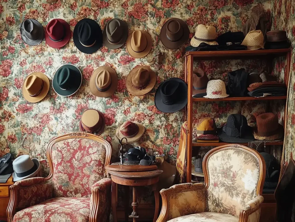 Vintage Hats and Clothing