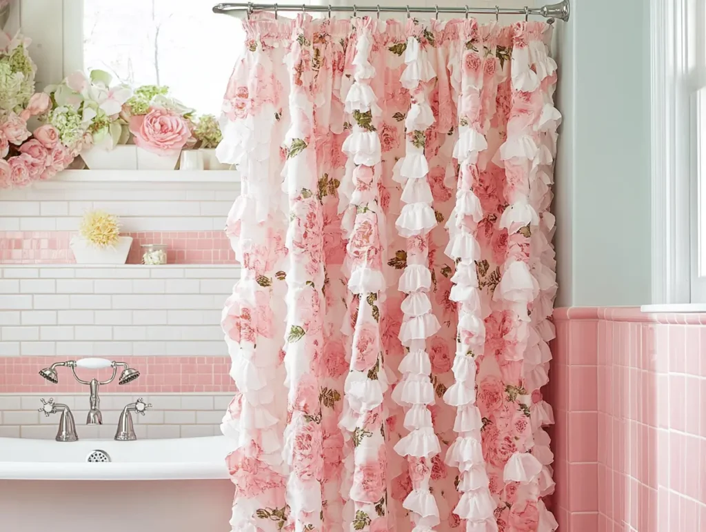 Ruffled Shower Curtain