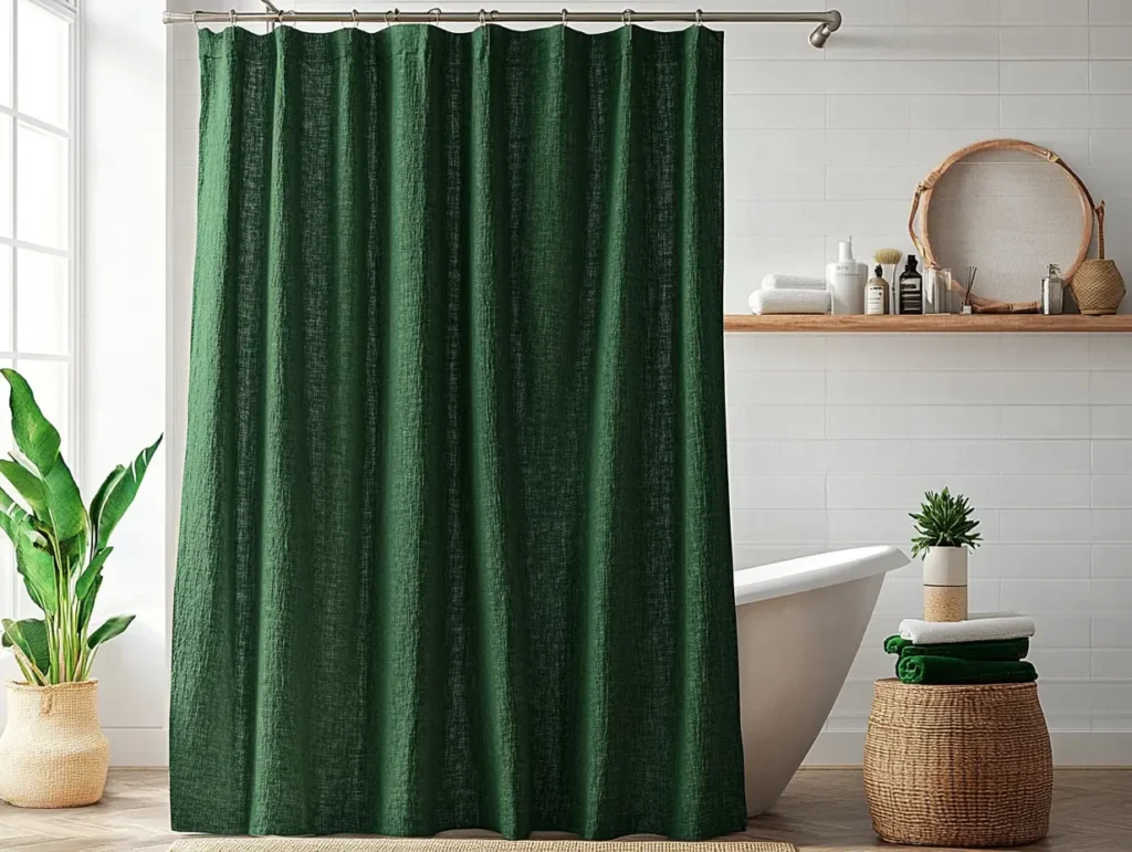 Forest Green Shower Curtain